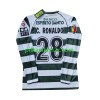 Koszulka Sporting CP Cristiano Ronaldo 28 2001-2003 Retro Główna Koszulki Piłkarskie(L/S)
